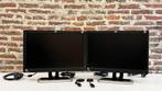 2 HP L1908w – 19" LCD-monitoren 1440900 (16:10) met kabels, Ophalen, Hp, Gebruikt, 3 tot 5 ms