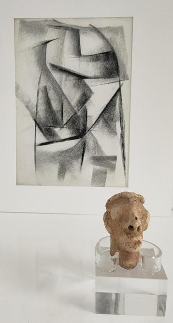 DJENNE (MALI) /Terracotta (Met onderstel) beschikbaar voor biedingen