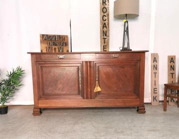 Uitzonderlijke Lange Antieke Louis Philippe dressoir L 185cm