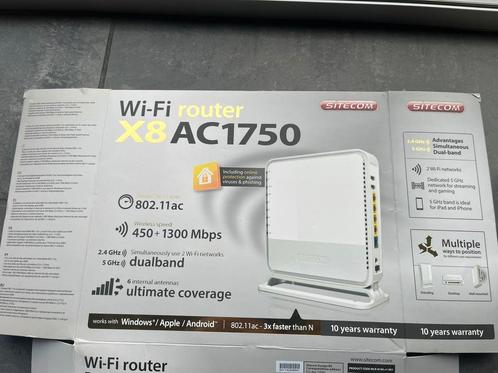 Sitecom X8 AC1750 router en WiFi extender n600, Computers en Software, Routers en Modems, Zo goed als nieuw, Router, Ophalen