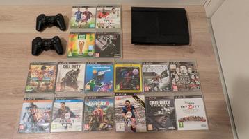 Playstation 3 + Games beschikbaar voor biedingen