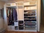 OPEN PAX KAST IKEA WIT 236H X 58D x 250cmL -3 delen, Ophalen, 200 cm of meer, Zo goed als nieuw, Met hangruimte