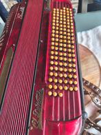 Accordéon à boutons italien de Scandalli, Musique & Instruments, Accordéons, Scandalli, Utilisé, 120 basses, Accordéon à boutons