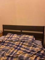 Bed (160x200cm) met lattenbodem, Huis en Inrichting, Slaapkamer | Bedden, Ophalen, Bruin, Tweepersoons, Zo goed als nieuw