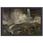 Yoho-waterval - John Singer Sargent canvas + baklijst 70x50c, Huis en Inrichting, Woonaccessoires | Wanddecoraties, Nieuw, Verzenden