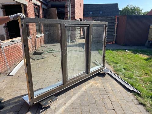 Raam, Doe-het-zelf en Bouw, Glas en Ramen, Gebruikt, Gevelraam of Ruit, 120 tot 160 cm, 160 cm of meer, Dubbelglas, Ophalen