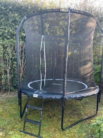 Trampoline Salta black edition 240cm, Kinderen en Baby's, Speelgoed | Buiten | Trampolines, Ophalen, Gebruikt