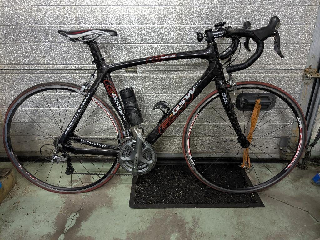 Carbon racefiets – Shimano Ultegra – onderhoud nodig, Vélos & Vélomoteurs, Vélos | Vélos de course, Utilisé, Hommes, Autres marques