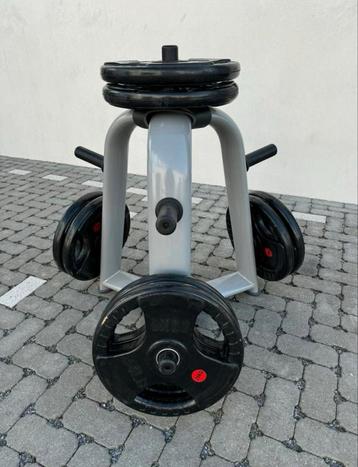 Technogym opberg rack | schijven rack inclusief 160 kg gewic beschikbaar voor biedingen