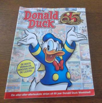 Stripboek Donald Duck 65 jaar Een vrolijk weekblad, Une BD, Enlèvement ou Envoi, Comme neuf
