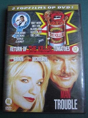 Return of the Killer Tomatoes + Man Trouble (2 films op 1 DV beschikbaar voor biedingen