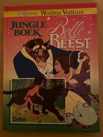 Leesboek Disney Belle en het beest + Jungle boek, Sprookjes, Zo goed als nieuw, Ophalen