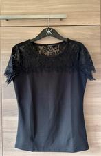 Zwarte t-shirt met kant CoolCat, Kleding | Dames, T-shirts, Zwart, Nieuw, Coolcat, Korte mouw