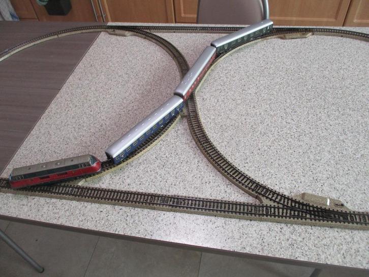 Marklin Circuit complet années 60, Hobby en Vrije tijd, Modeltreinen | H0, Gebruikt, Treinset, Märklin, Ophalen of Verzenden
