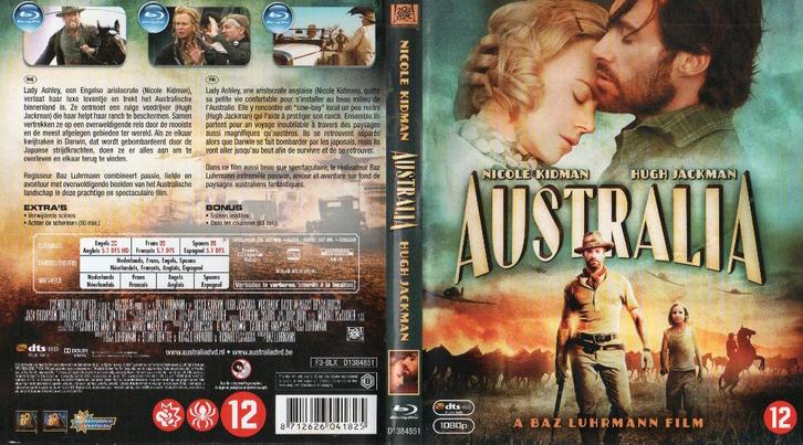 australia (blu-ray) nieuw, Cd's en Dvd's, Blu-ray, Zo goed als nieuw, Drama, Ophalen of Verzenden