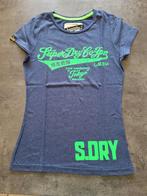 T-shirt Superdry taille XS, Comme neuf, Manches courtes, Taille 34 (XS) ou plus petite, Bleu