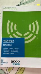 Statistiek oefenboek -faculteit politieke en soc wetensch, Boeken, Ophalen, Gelezen, Hoger Onderwijs, Diverse auteurs