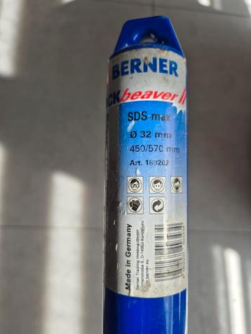 Mèche Berner max diamètre 32mm 450/470mm, Enlèvement, Comme neuf