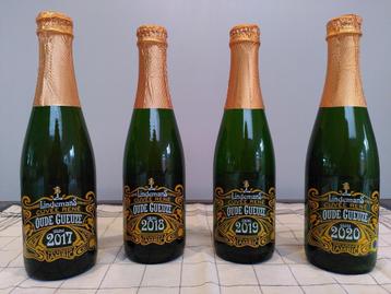 4x Lindemans Cuvée René Oude Gueuze (2017 t.e.m. 2020) beschikbaar voor biedingen
