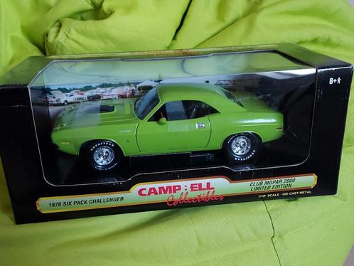 Dodge Challenger Club Mopar uit 1970, Hobby en Vrije tijd, Modelauto's | 1:18, Zo goed als nieuw, ERTL, Ophalen of Verzenden