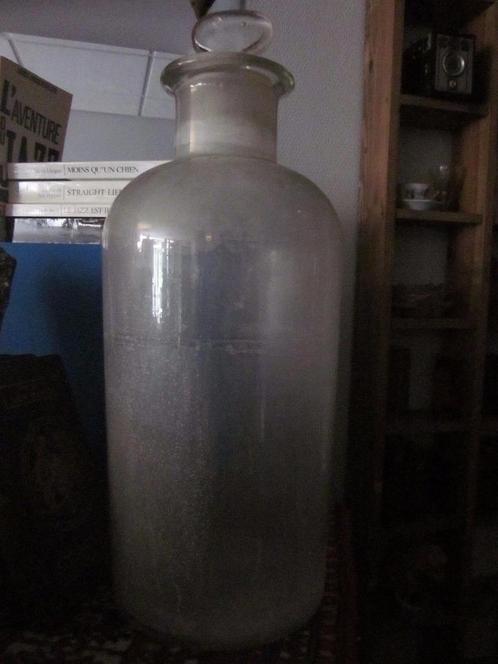 Huge Pharmacy Jar Grand pot à pharmacie ancien XIXème France, Antiquités & Art, Antiquités | Verre & Cristal, Enlèvement