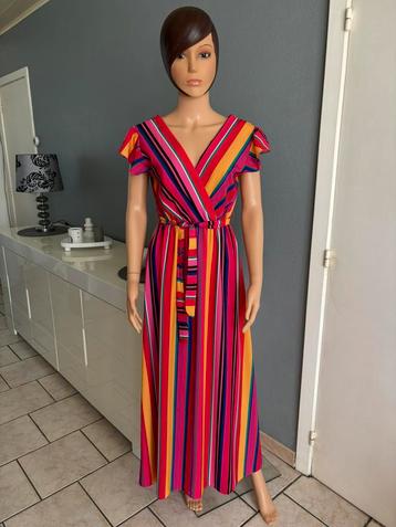 Robe longue colorée neuve, Neuf, Taille 36 (S), Sous le genou, Enlèvement ou Envoi