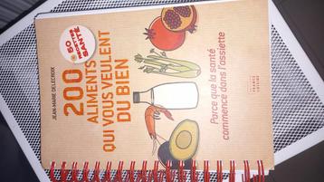 livre à 200 aliments qui vous veulent du bien  beschikbaar voor biedingen