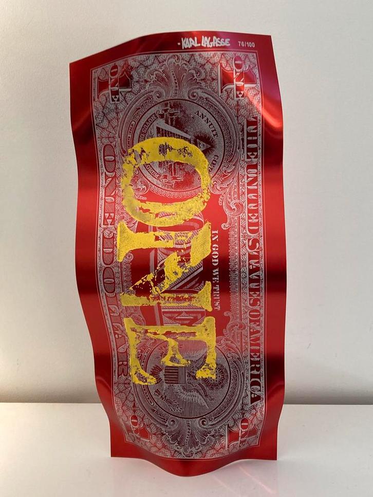 Karl Lagasse : billet avec certificat. Neuf, Antiquités & Art, Art | Objets design, Enlèvement ou Envoi