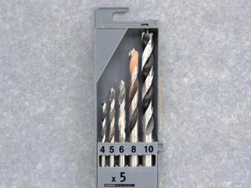 Coffret de 5 forets / mèches à bois Bricobi beschikbaar voor biedingen