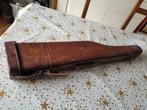 Ancien étui en cuir pour carabine pliante, Ophalen of Verzenden