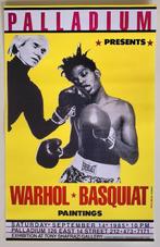 Andy Warhol X Basquiat - Originele tentoonstellingsaffiche, Verzenden