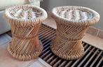 2 krukjes in rotan, Ophalen, Zo goed als nieuw