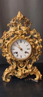 Zeer mooie bronzen klok in d'ore 31 cm hoog perfecte staat, Antiek en Kunst, Ophalen of Verzenden