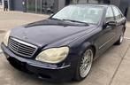 Mercedes S320 benzine 2001 368.000 km start rijdt goed, Blauw, 3199 cc, Bedrijf, 5 deurs