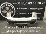 BMW X1 F48 LCI M-SPORT ACHTERBUMPER 2019-2022 ORIGINEEL, Auto-onderdelen, Gebruikt, Ophalen of Verzenden, Bumper, Achter