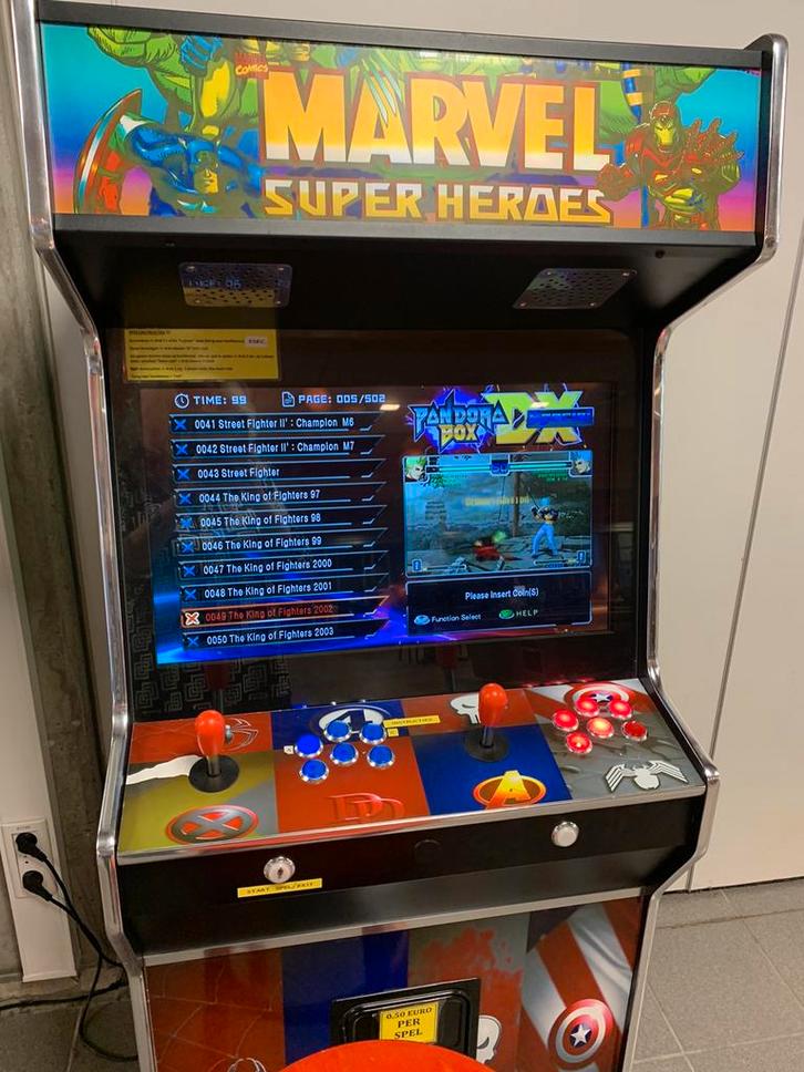 Toffe Marvel arcadekast in uitmuntende staat. Kan getest., Verzamelen, Automaten | Flipperkasten, Ophalen of Verzenden
