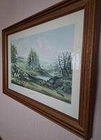 Kaders  print Engelse vosjachtscene Thomas Alken, Ophalen, Gebruikt, Minder dan 50 cm, 50 tot 75 cm