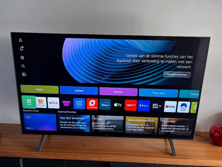 LG Smart Tv 4K groot scherm 55inch internet wifi enz.., Audio, Tv en Foto, Televisies, Zo goed als nieuw, LED, 100 cm of meer