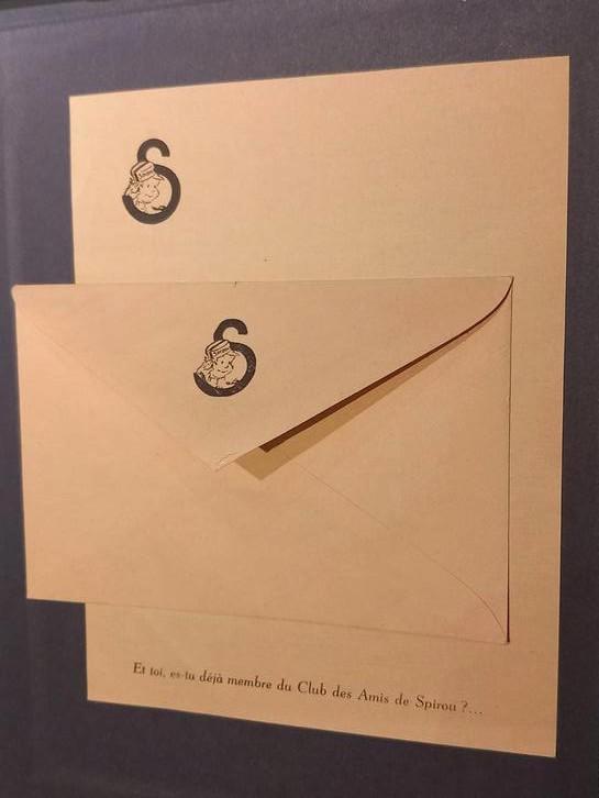 Spirou Jijé briefpapier 1939, Boeken, Stripverhalen, Zo goed als nieuw, Ophalen of Verzenden