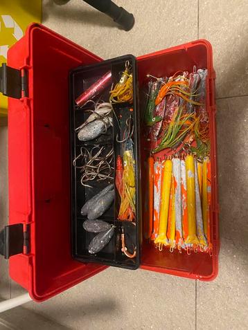 Zeevissen materiaal. Nooit gebruikt. beschikbaar voor biedingen