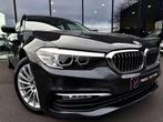 BMW 5 Serie 520 dAS 163CV BAUTO H&K NAVi CUiR CRUiSE CLiMe J, Autos, BMW, Cuir, Argent ou Gris, Euro 6, Noir