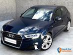 Audi A3 Sportback 30TFSI S-LINE/ Virtual CP/ LED/ Warranty, Auto's, Voorwielaandrijving, Blauw, Bedrijf, 5 deurs