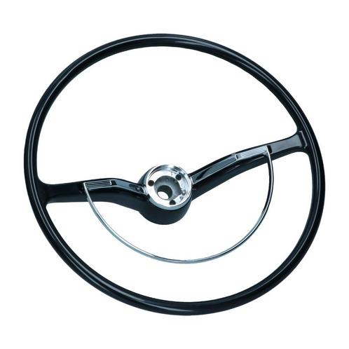 VW Stuurwiel 1961-1971 Zwarte Kever Karmann Ghia Type 3, Auto diversen, Auto-accessoires, Nieuw, Ophalen of Verzenden