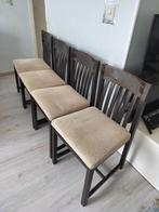 Lot de 4 chaises, Maison & Meubles, Chaises, Comme neuf, Quatre, Enlèvement, Tissus