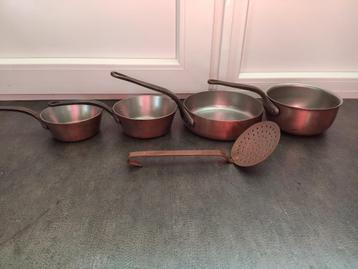 cuivre - casserole, balance, cafetière, bouilloire, chaudron beschikbaar voor biedingen