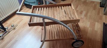 Serveerwagen in teak, Ophalen, Zo goed als nieuw