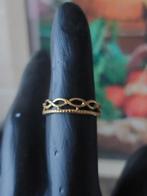 18k vergulde ring, Handtassen en Accessoires, Ringen, Ophalen of Verzenden, Nieuw, Goud, Goud