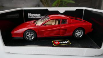 Bburago 1/18 Ferrari Testarossa met OVP disponible aux enchères