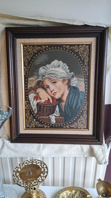 lot ingekaderde handwerken, Enlèvement, Comme neuf