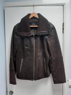 Mooie lederen jas met afneembaar bontje maat 38, Kleding | Dames, Ophalen, Maat 38/40 (M)